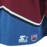 Starter - Colorado Avalanche Spell-Out Jersey 1990s Large vintage retro hockey