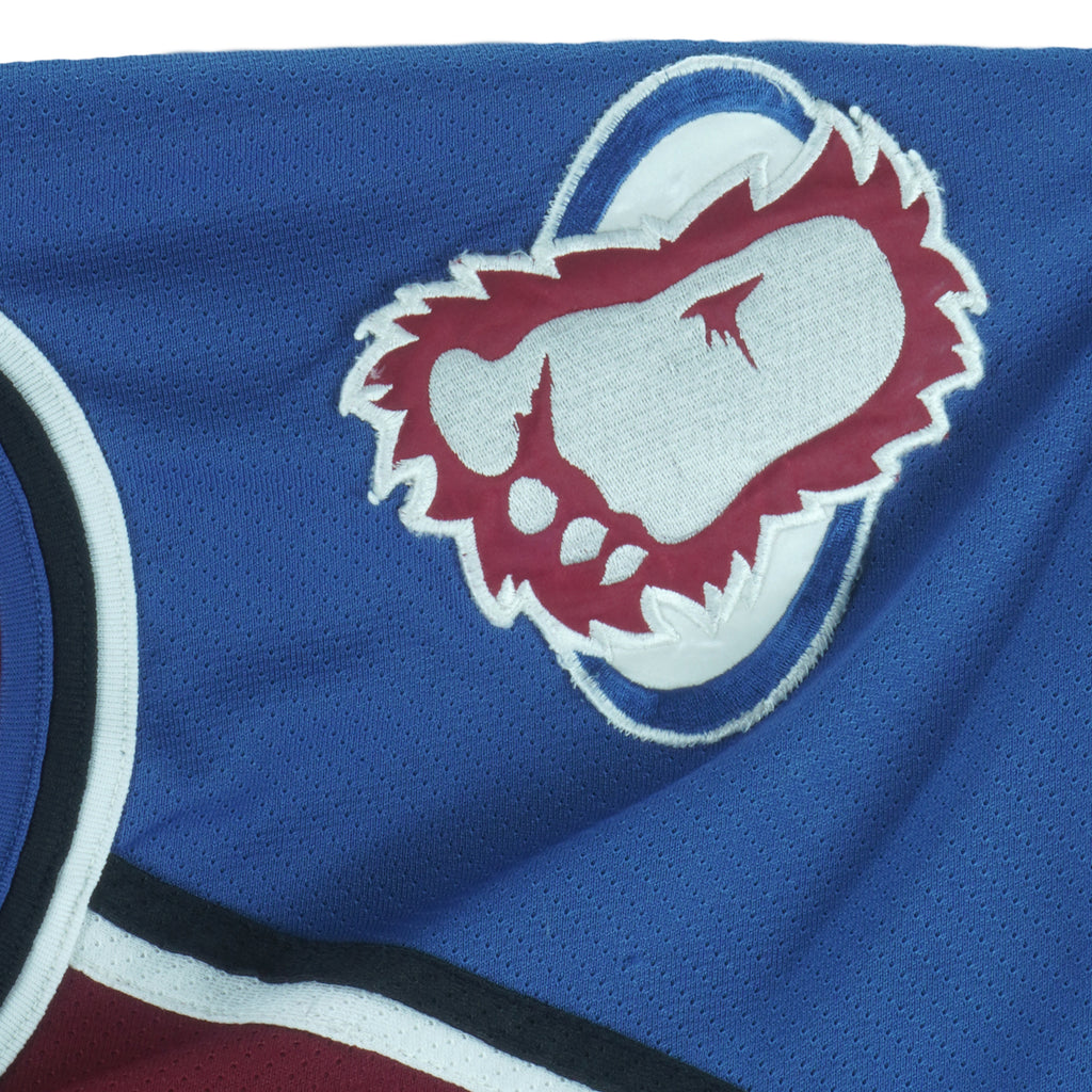 Starter - Colorado Avalanche Spell-Out Jersey 1990s Large vintage retro hockey