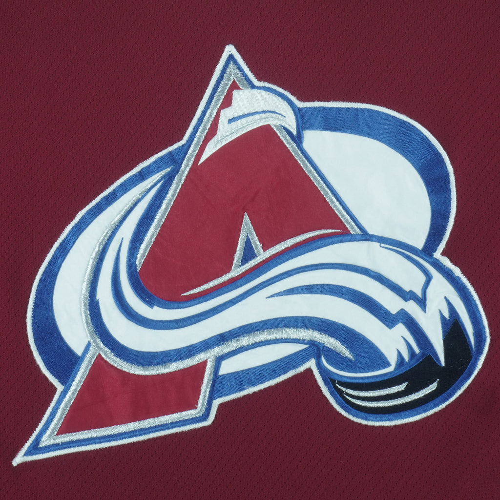 Starter - Colorado Avalanche Spell-Out Jersey 1990s Large vintage retro hockey