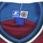Starter - Colorado Avalanche Spell-Out Jersey 1990s Large vintage retro hockey