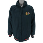 Starter - Chicago Blackhawks Puffer Jacket 1990s Large vintage retro hockey