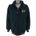 Starter - Chicago Blackhawks Puffer Jacket 1990s Large vintage retro hockey