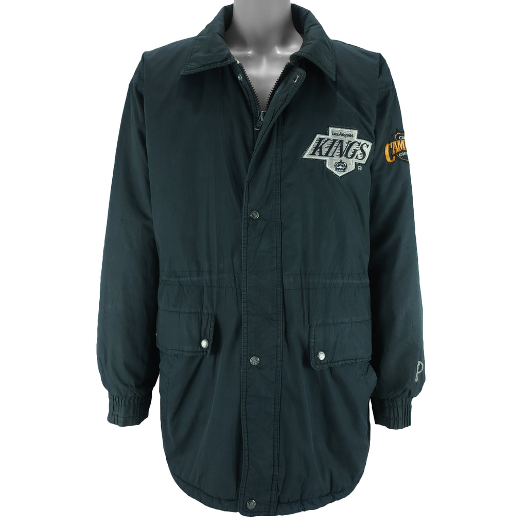 NHL (Pro Player) - Los Angeles Kings Hooded Jacket 1990s Large vintage retro hockey