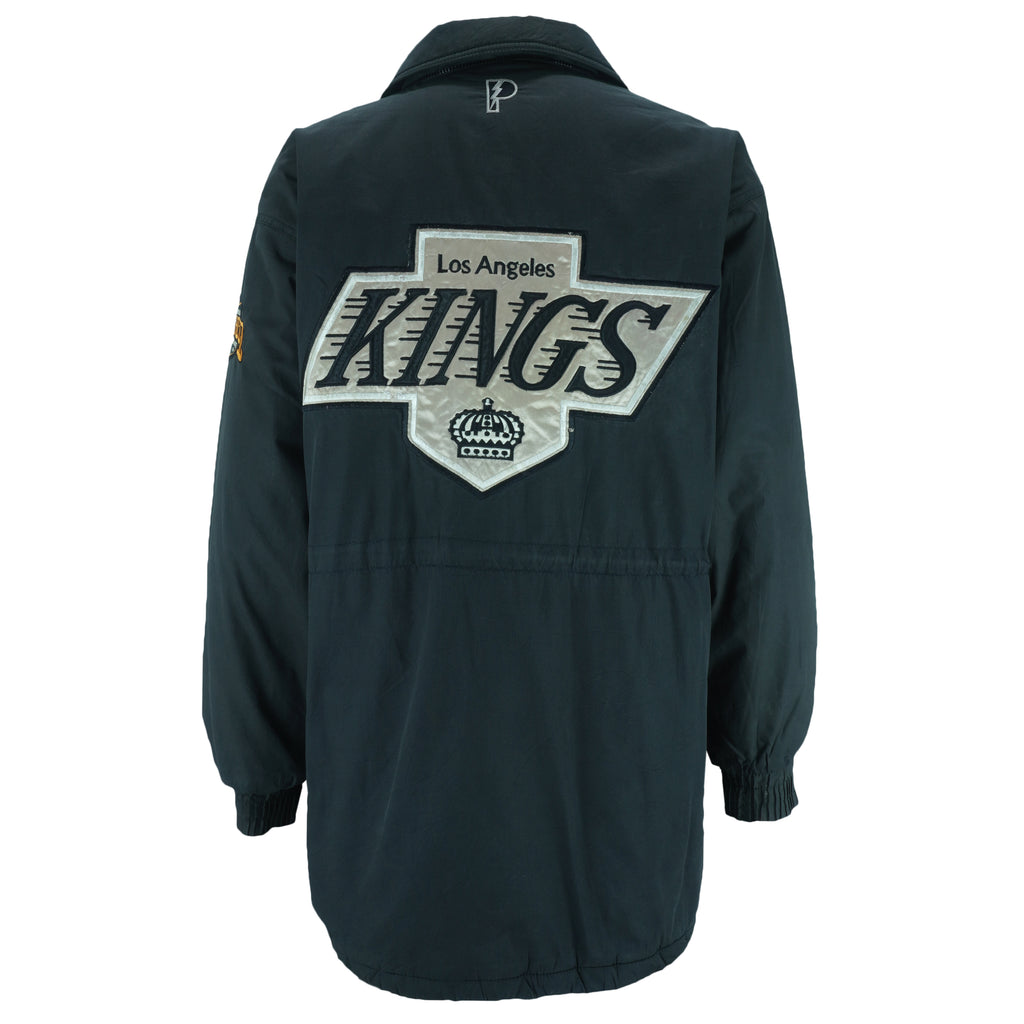 NHL (Pro Player) - Los Angeles Kings Hooded Jacket 1990s Large vintage retro hockey