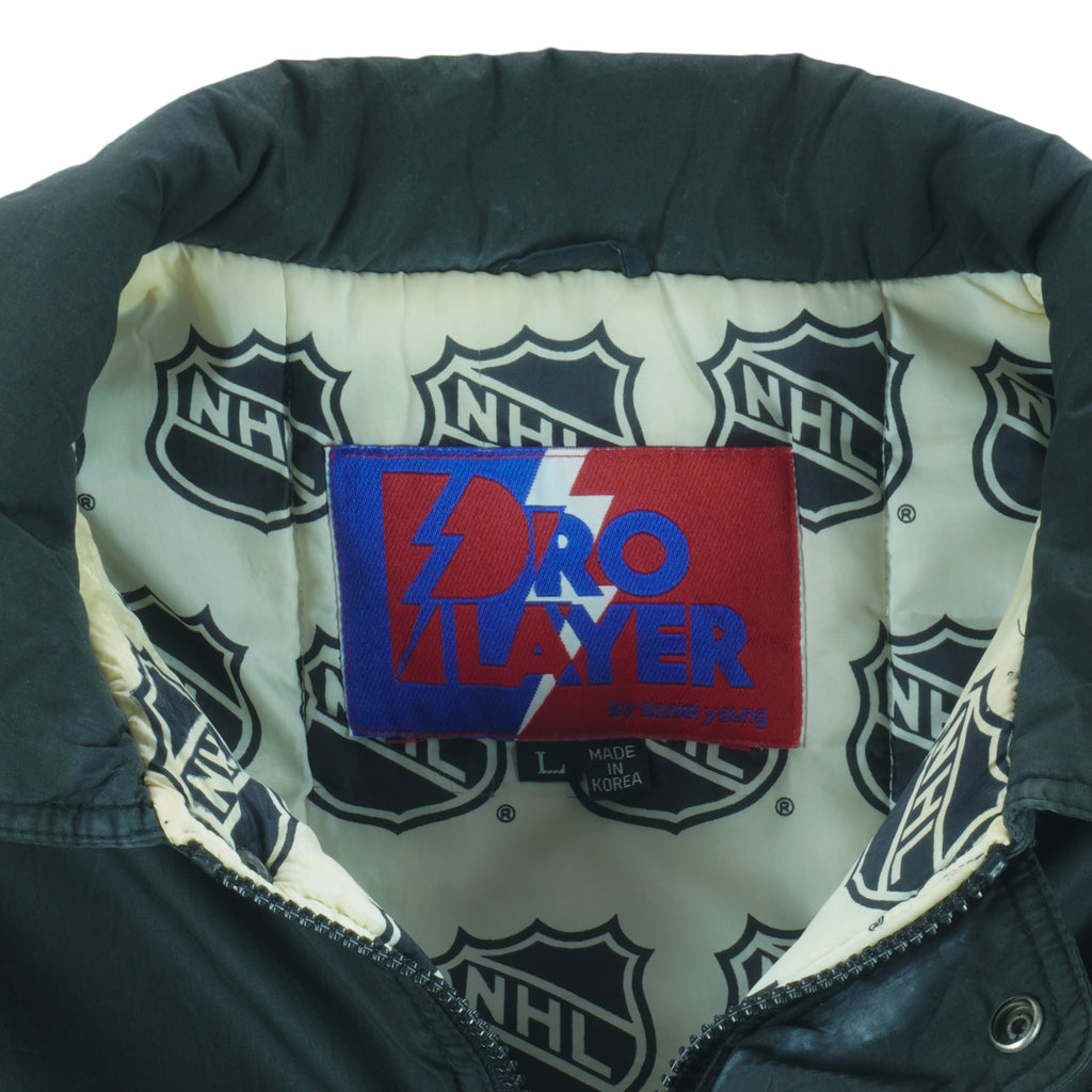 NHL (Pro Player) - Los Angeles Kings Hooded Jacket 1990s Large vintage retro hockey