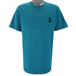 Vintage (No Fear) - Blue Single Stitch T-Shirt 1990s Large