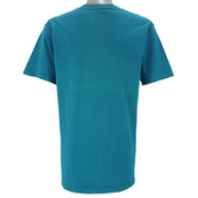 Vintage (No Fear) - Blue Single Stitch T-Shirt 1990s Large vintage retro