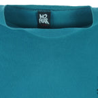 Vintage (No Fear) - Blue Single Stitch T-Shirt 1990s Large vintage retro