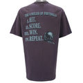 Vintage (No Fear) - The 4 Rules Of Football T-Shirt 1990s X-Large vintage retro