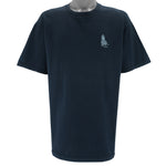 Vintage (No Fear) - Embroidered Black Single Stitch T-Shirt 1990s X-Large