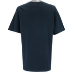 Vintage (No Fear) - Embroidered Black Single Stitch T-Shirt 1990s X-Large vintage retro