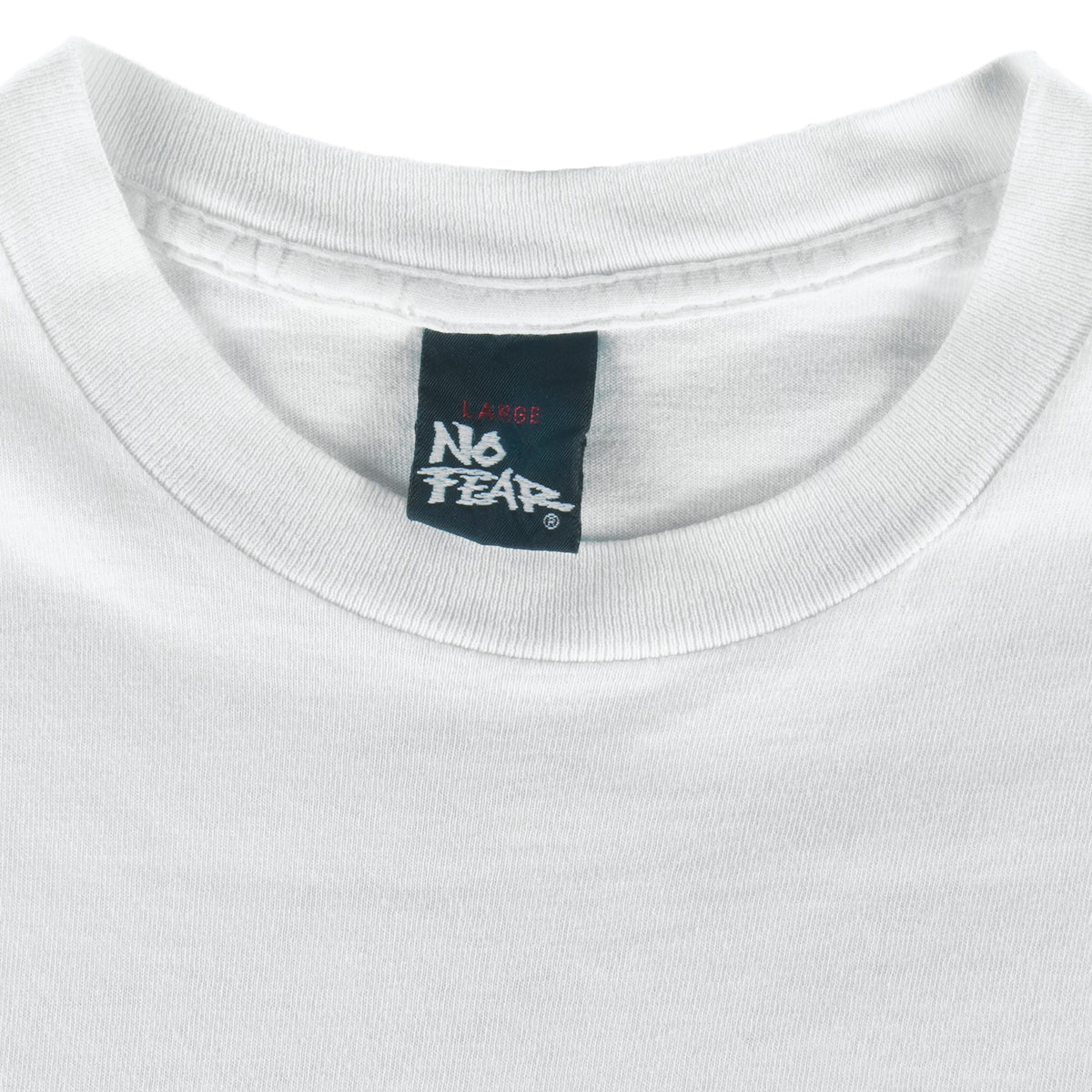 Vintage (No Fear) - It's The Size Of The Fight In The Dog T-Shirt 1990s Large