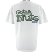 Vintage (No Fear) - Gotta Have Nuts Snickers Brand T-Shirt 1990s X-Large vintage retro
