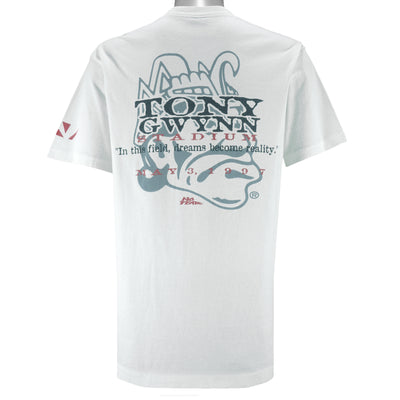 Vintage (No Fear) - Tony Gwynn In This Field, Dreams Become Reality T-Shirt 1997 Large