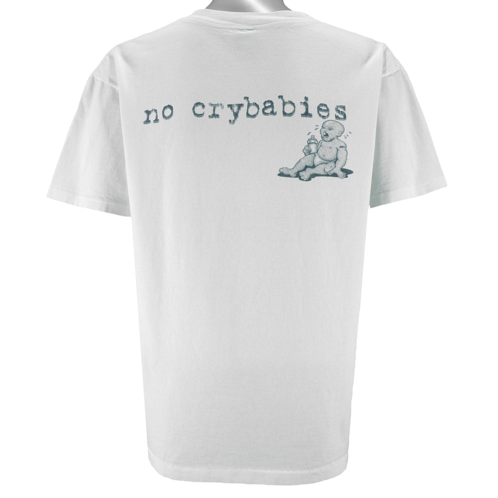 Vintage (No Fear) - No Crybabies T-Shirt 1990s Large vintage retro