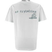 Vintage (No Fear) - No Crybabies T-Shirt 1990s Large vintage retro