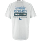Vintage (No Fear) - Does Not Play Well With Others T-Shirt 1990s X-Large Vintage Retro