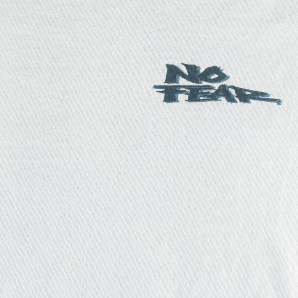 Vintage (No Fear) - If You're Scared Get A Dog T-Shirt 1994 Large Vintage retro