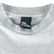 Vintage (No Fear) - You'll Never Steal Second With Your Foot On First T-Shirt 1990s X-Large