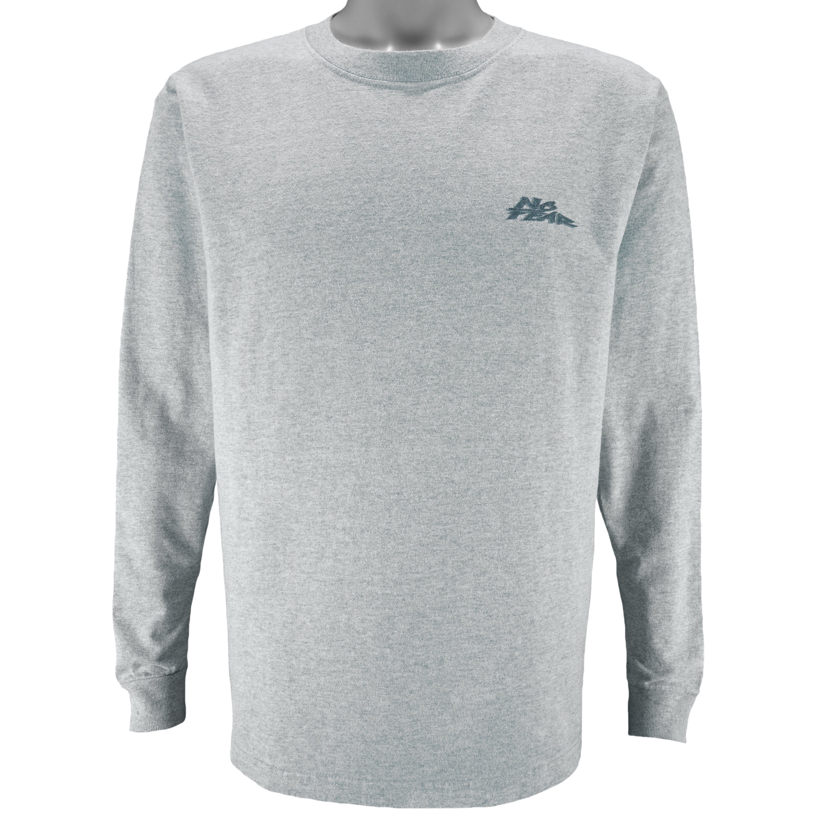Vintage (No Fear) - Fear Is In The Eye Of The Beholder Long Sleeved Shirt Medium