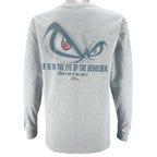 Vintage (No Fear) - Fear Is In The Eye Of The Beholder Long Sleeved Shirt Medium