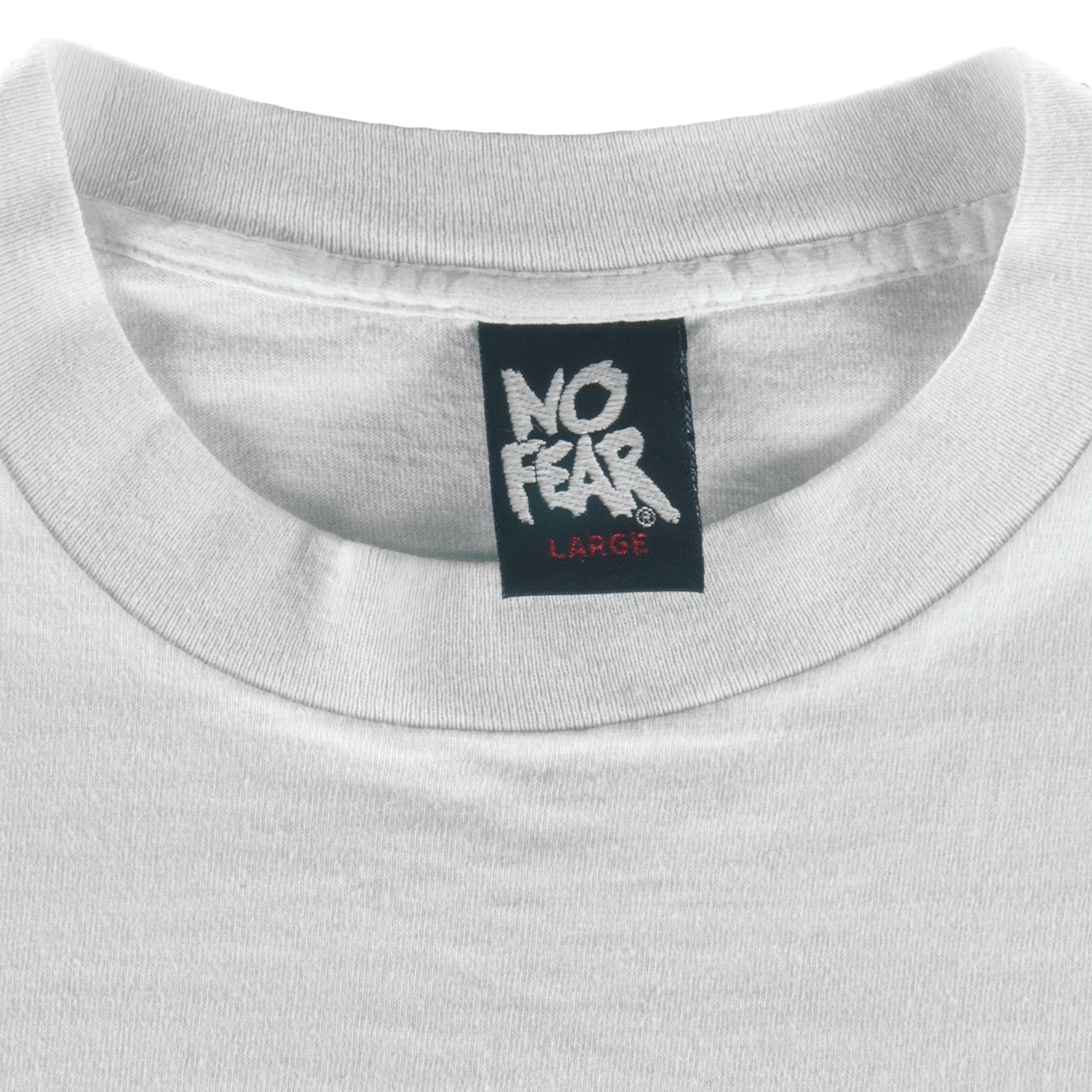 Vintage (No Fear) - You Don't Need Luck If You Are Good T-Shirt 1990s Large