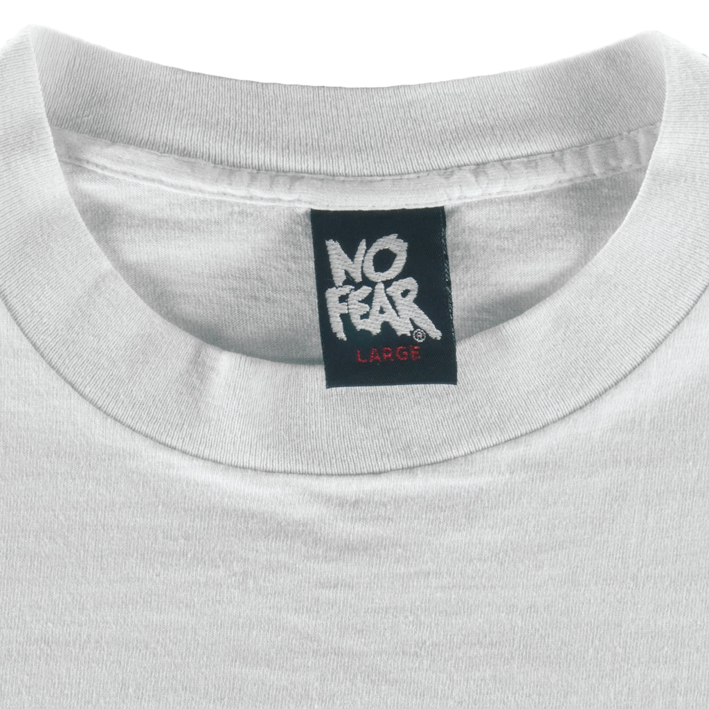 Vintage (No Fear) - You Don't Need Luck If You Are Good T-Shirt 1990s Large