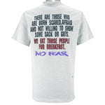 Vintage (No Fear) - We Eat Those People For Breakfast T-Shirt 1990s Large