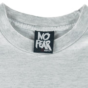 Vintage (No Fear) - We Eat Those People For Breakfast T-Shirt 1990s Large