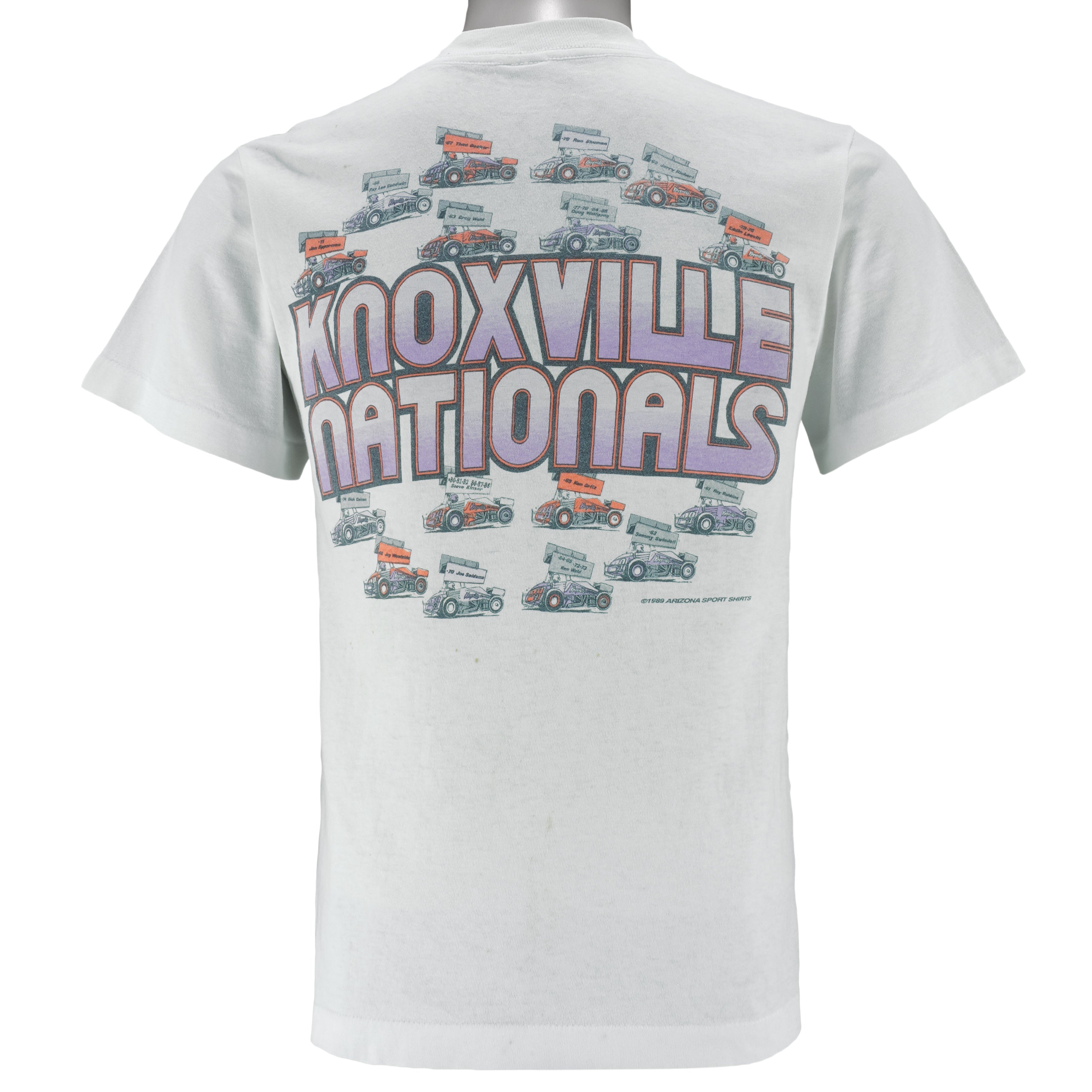 Vintage - Knoxville Nationals Sprint Car Racing T-Shirt 1989 Small vintage retro