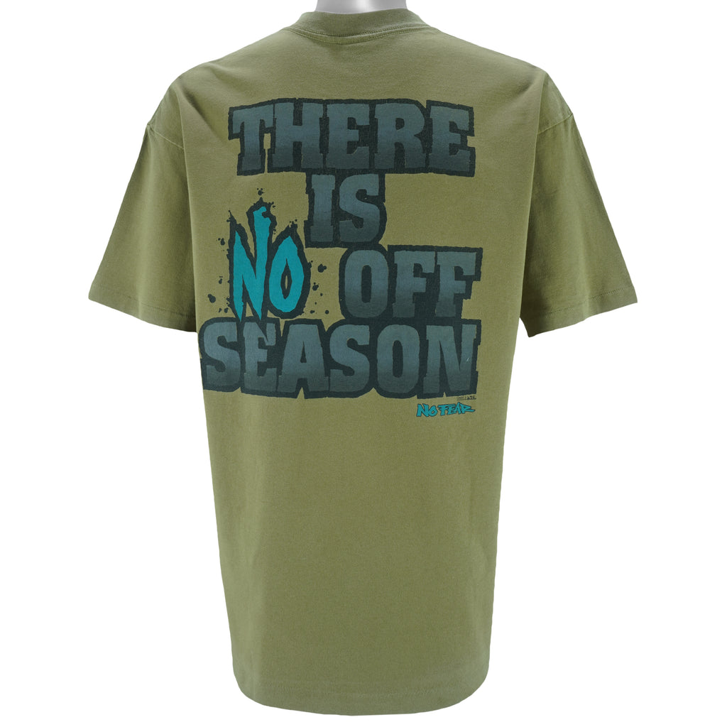 Vintage (No Fear) - There Is No Off Season T-Shirt 1994 X-Large