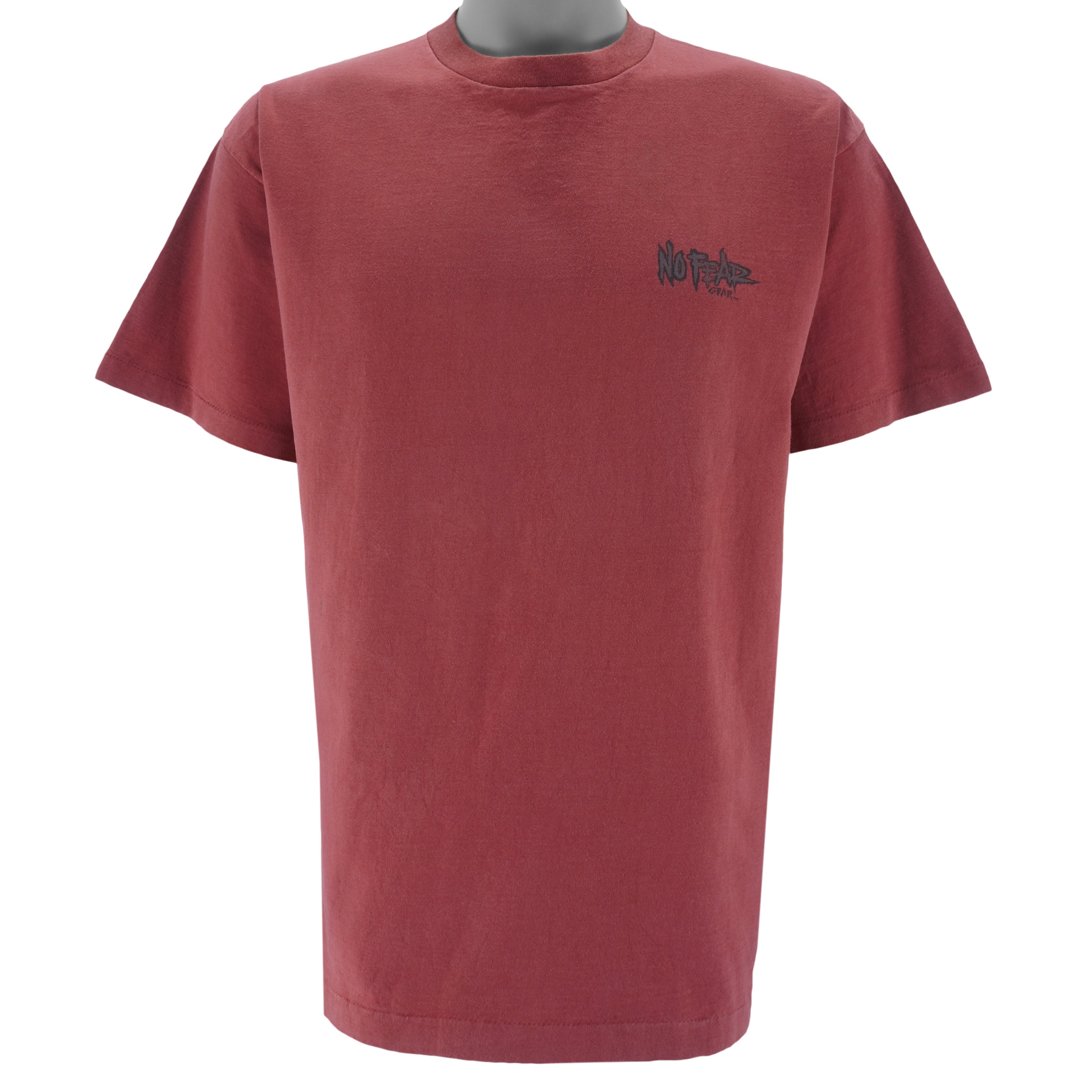 Vintage (No Fear) - Second Place Is The First Loser Red T-Shirt 1990s X-Large vintage retro