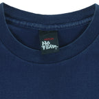 Vintage (No Fear) - Blue Single Stitch T-Shirt 1990s Medium vintage retro