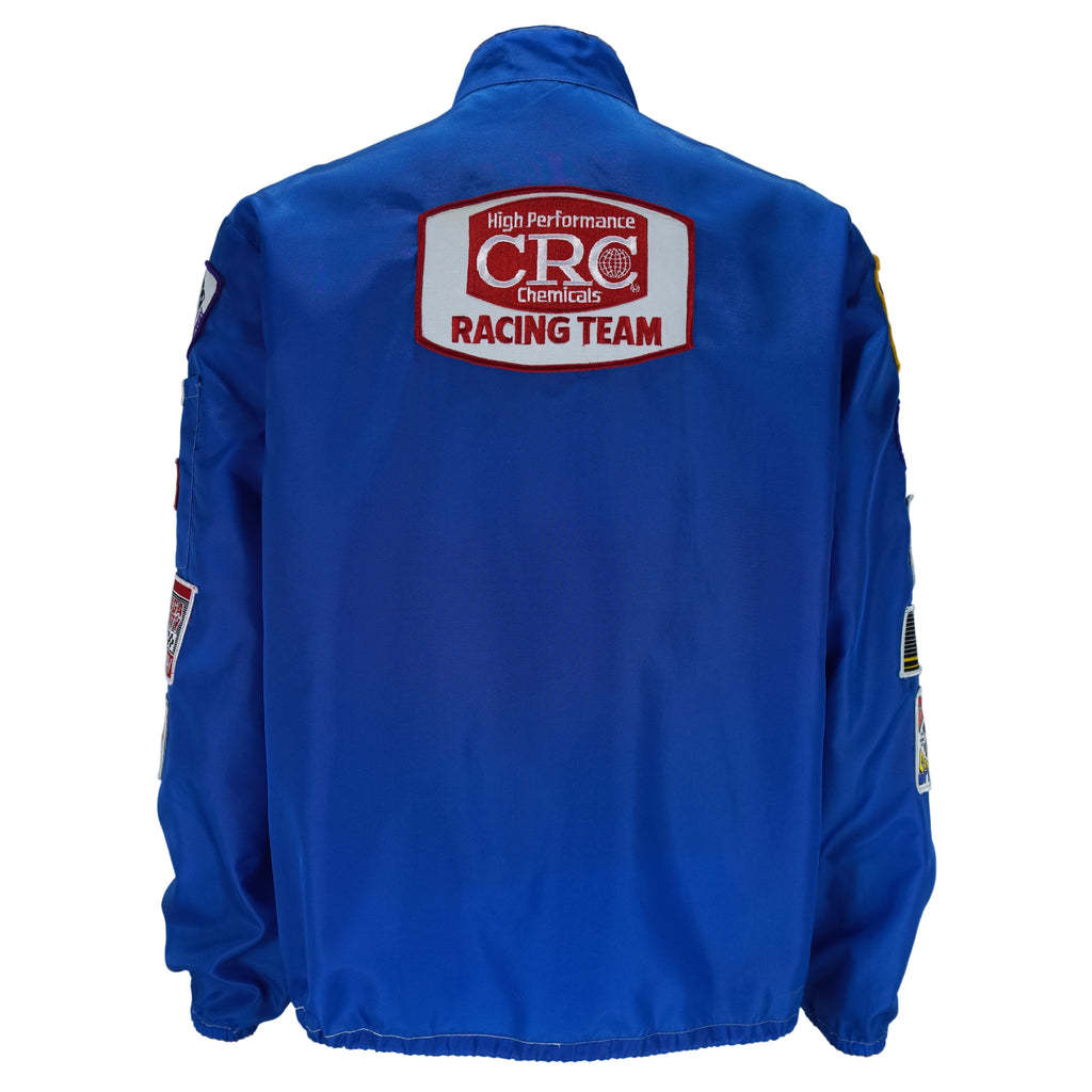 Vintage - CRC Chemicals Racing Team Logos Patched Jacket 1990s Large