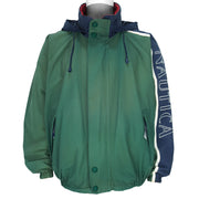 Nautica - Fleece Reversible Jacket 1990s X-Large