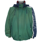 Nautica - Fleece Reversible Jacket 1990s X-Large