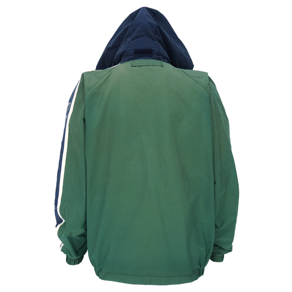 Nautica - Fleece Reversible Jacket 1990s X-Large