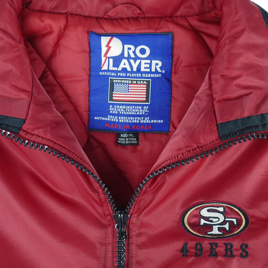 NFL (Pro Player) - San Francisco 49ers Puffer Jacket 1990s X-Large