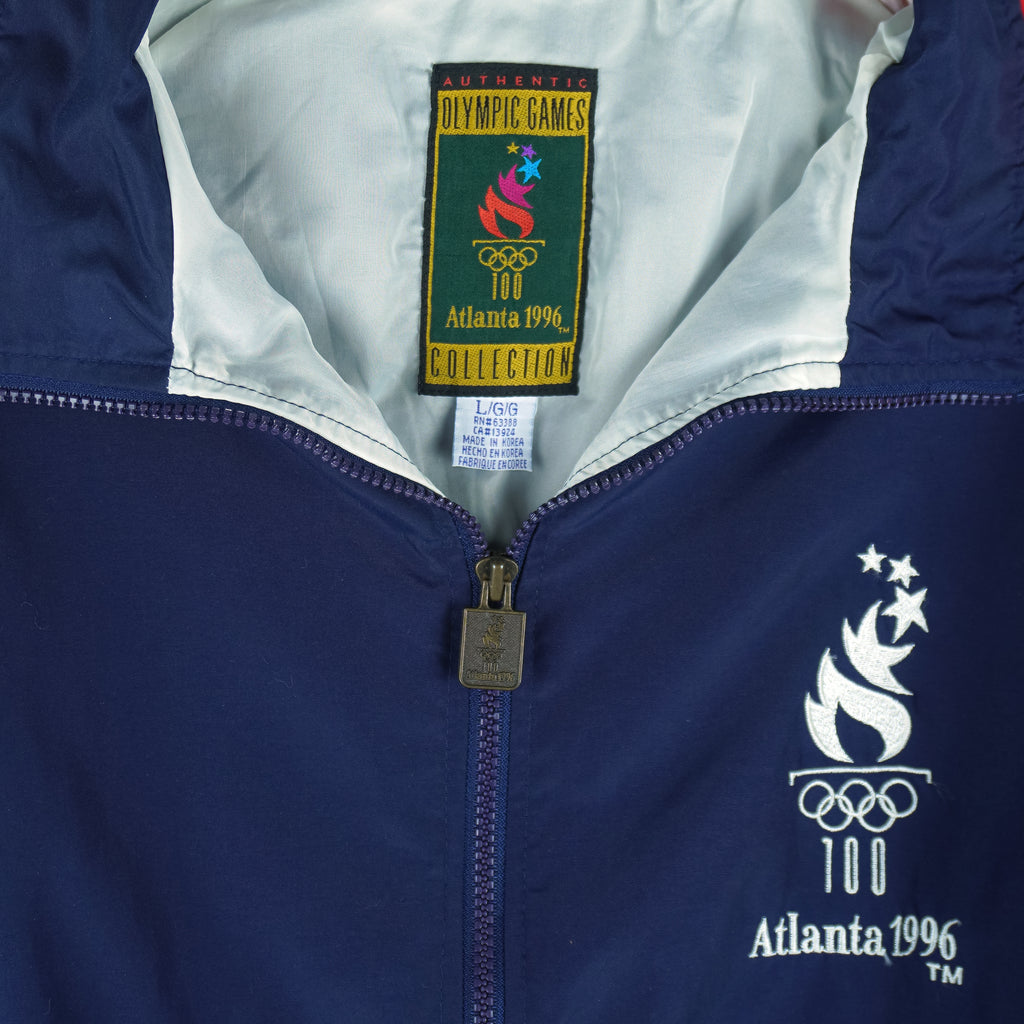 Vintage (Logo 7) - Atlanta Olympics Team USA Windbreaker 1996 Large vintage retro