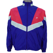 Nike - Blue Colorblock Windbreaker 1990s Medium