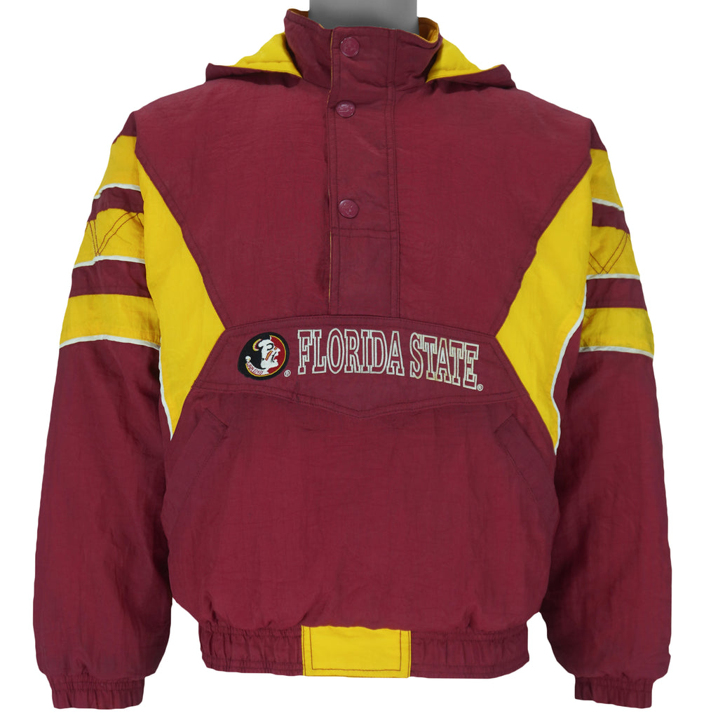 Starter - Florida State Seminoles Puffer Jacket 1990s Small