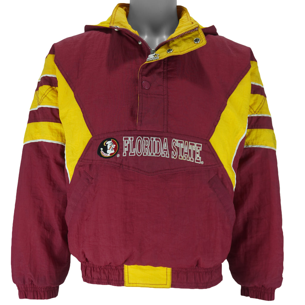 Starter - Florida State Seminoles Puffer Jacket 1990s Small