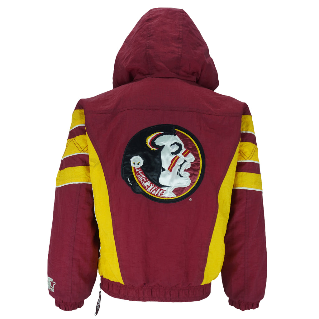 Starter - Florida State Seminoles Puffer Jacket 1990s Small