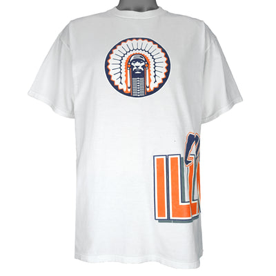 NCAA (Tultex) - Illinois Fighting Illini Football T-Shirt 1990s X-Large