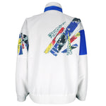 Reebok - White Funky Abstract Colorway Jacket 1990s Medium vintage retro