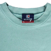 Karl Kani - Embroidered Spell-Out Crew Neck Sweatshirt 1990s X-Large