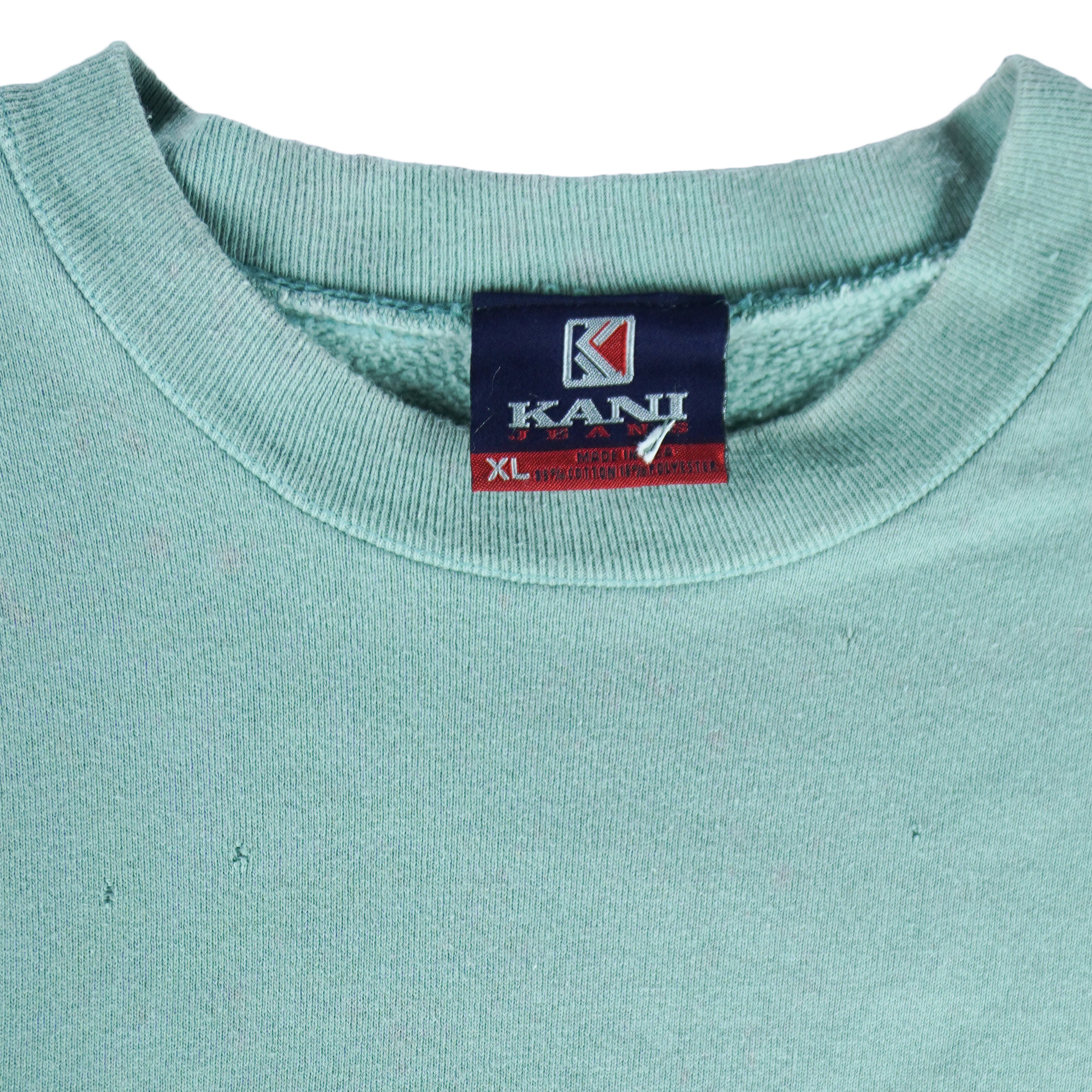Karl Kani - Embroidered Spell-Out Crew Neck Sweatshirt 1990s X-Large