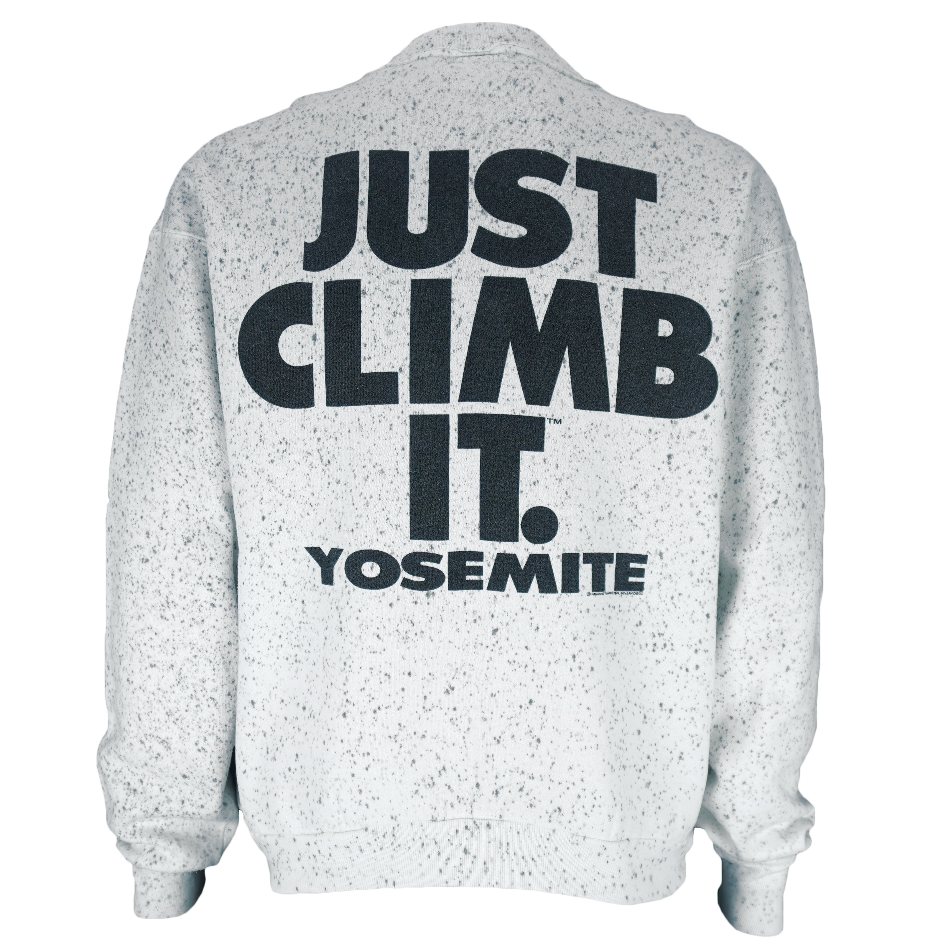 Vintage - Yosemite Just Climb It Crew Neck Sweatshirt 1990s X-Large