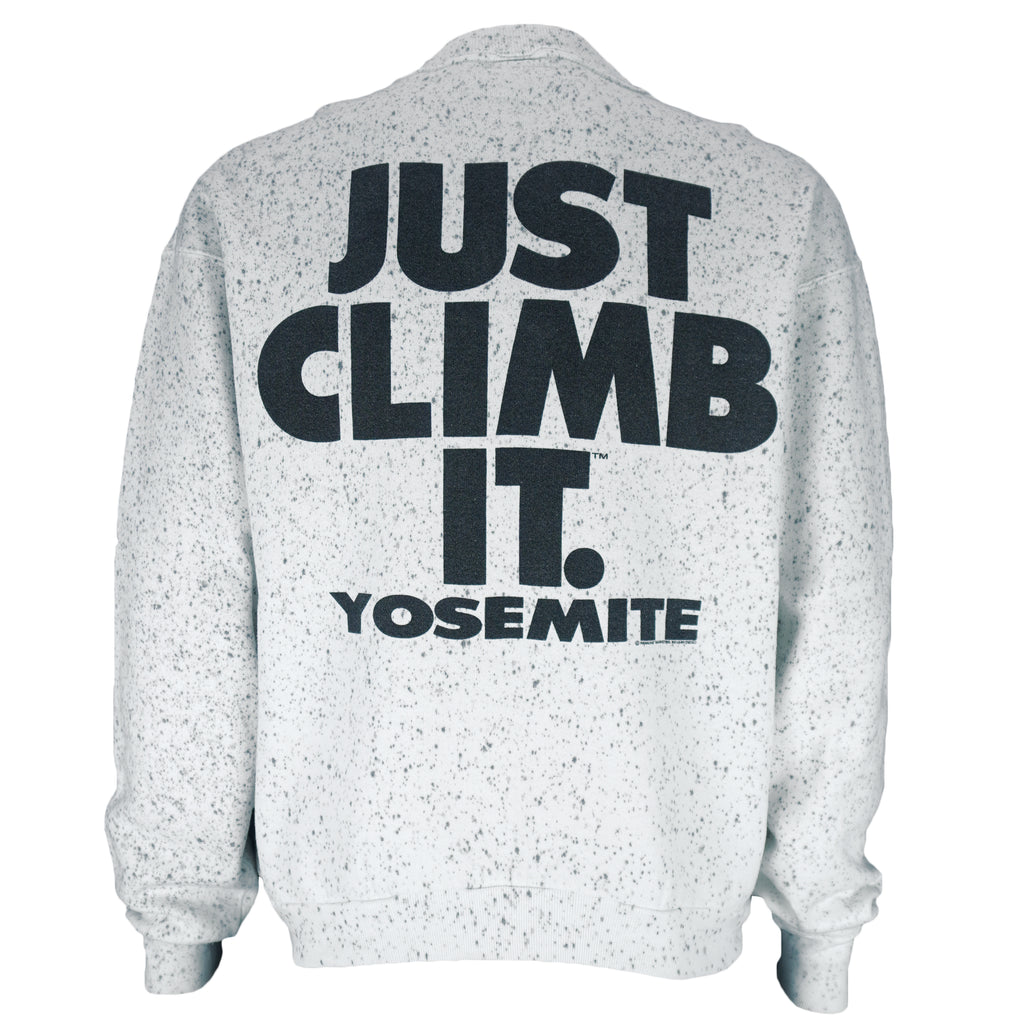 Vintage - Yosemite Just Climb It Crew Neck Sweatshirt 1990s X-Large