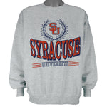 NCAA (Heavy Weight) - Syracuse Orangemen Crew Neck Sweatshirt 1990s X-Large